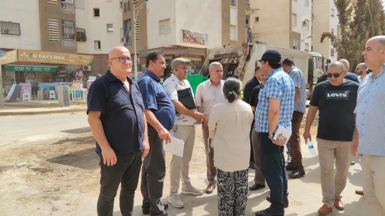 جهود للتكفل بالنقائص في الوضعية البيئية باولاد فايت وتحرير مشاريع دالي إبراهيم
