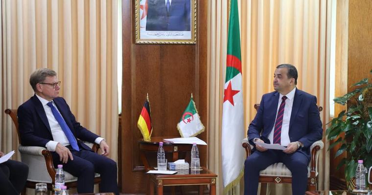 عرقاب يبحث مع وزير خارجية ألمانيا سبل تعزيز الشراكة الإستراتيجية في مجال المحروقات