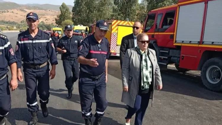 البويرة.. الوالي تقف على ظروف التكفل بجرحى حادث مرور الجباحية